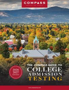 2026-2027 Compass Guide to College Admission Testing