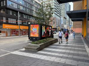 Korea Tourism Media Truck advertising