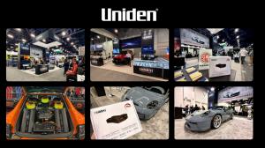 Uniden America at SEMA 2026, highlighting radar detectors, radio scanners, and automotive technology.