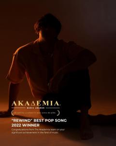 "Rewind" wins Best Pop Song, 2022 Winner at The Akademia Music Awards