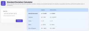 Standard Deviation Calculator-2