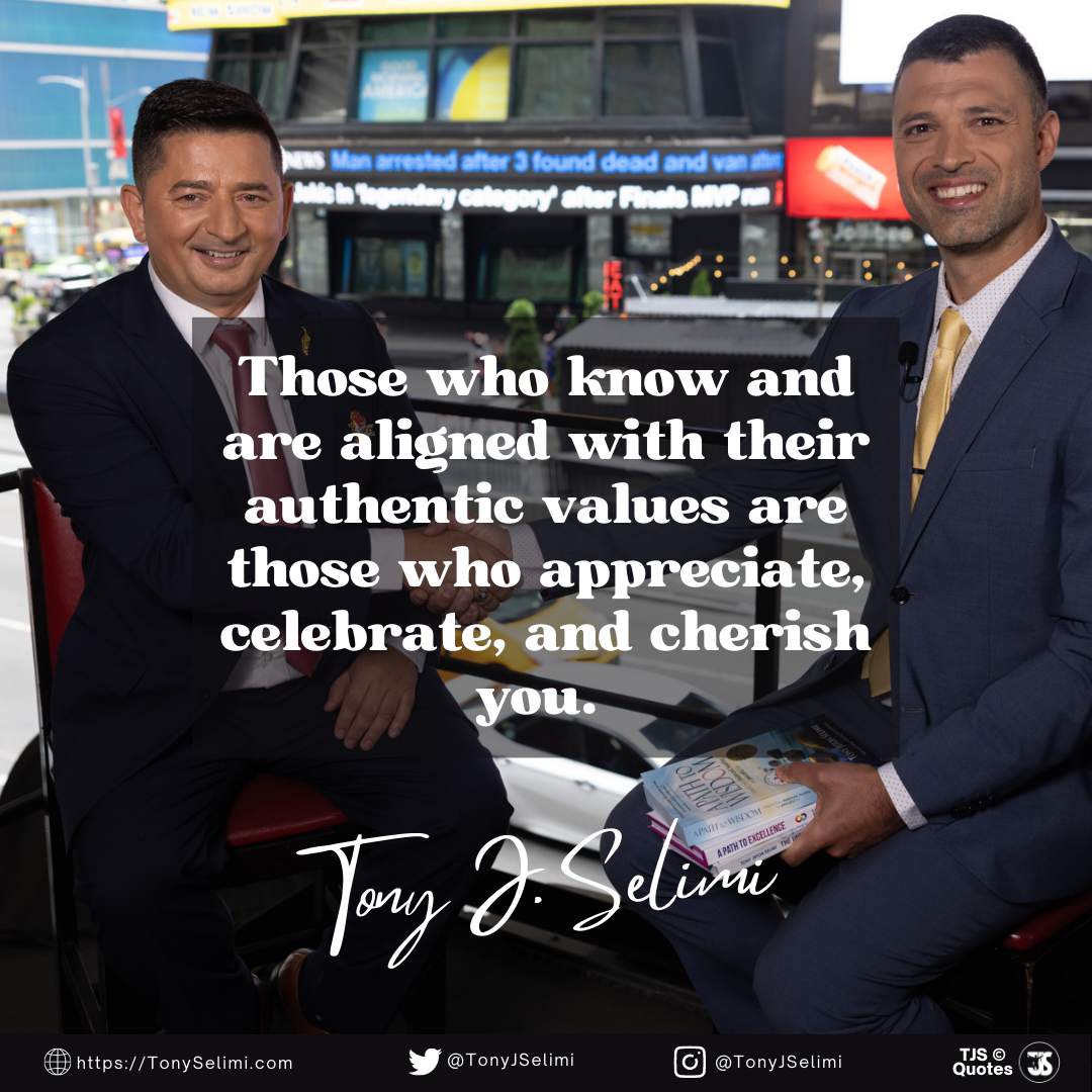 Tony Jeton Selimi Quote - Picture from Selimi's Interview for ABC, NBC, FOX in New York's Globally Famous Times Square