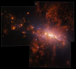 Gas flowing out of Galaxy NGC 4383 at a very fast rate