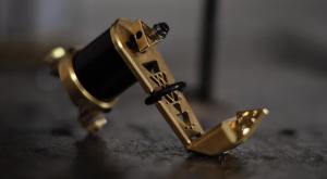 A photo of the tattoo machine by Dillon Forte and Andrea De Leon