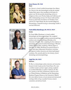 DR. ANNA CHACON AND EXPERT DERMATOLOGISTS COLLABORATE ON ATLAS OF SKIN IMAGES TO ENHANCE DIAGNOSTIC ACCURACY 5 atlas last page