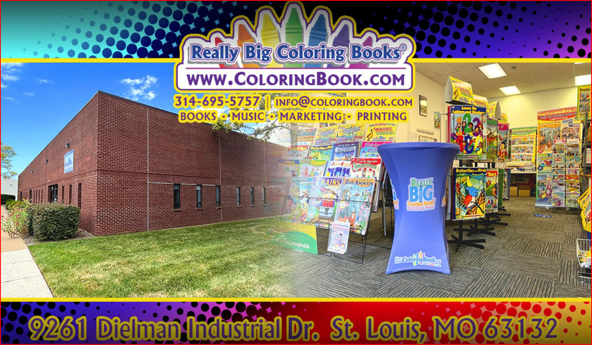 Really Big Coloring Books® | ColoringBook.com · We Design and Create Custom Coloring Books on High Quality Papers For Your Business, Group, Club or Organization.