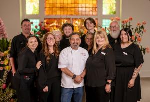 Vibrant Occasions Catering team celebrates being named a finalist in AY Magazine's 