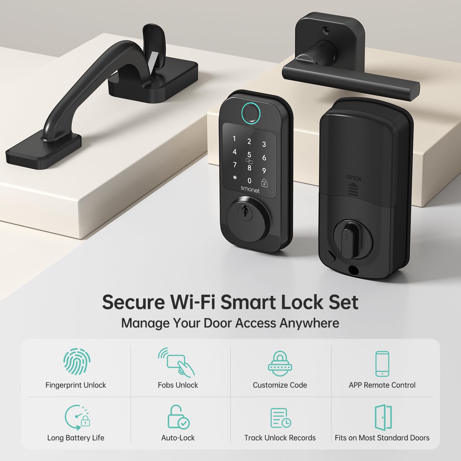 M6 WIFI Smart Door Lock Set