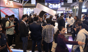 Crowd at CMS Prime Booth