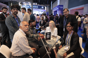 Client engagement at CMS Prime Booth