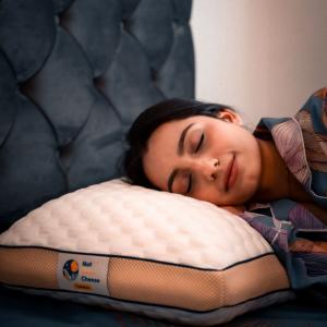 Best pillow for neck pain sleep using Not Swiss Cheese Talalay latex Pillow