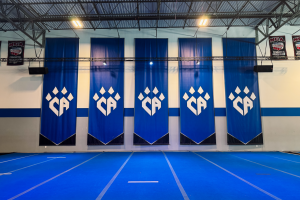 Cheer Athletics gym where Dallas drive pro cheer league tryouts were held