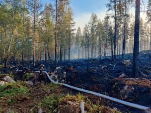 Firestop made with Forext water mixture in Finland