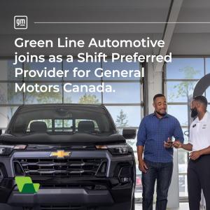 Green Line Becomes Shift Preferred Partner for GM Canada