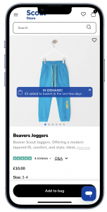 Scouts Store Social Proof