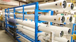 Progressive Water reverse osmosis filtration system being fabricated